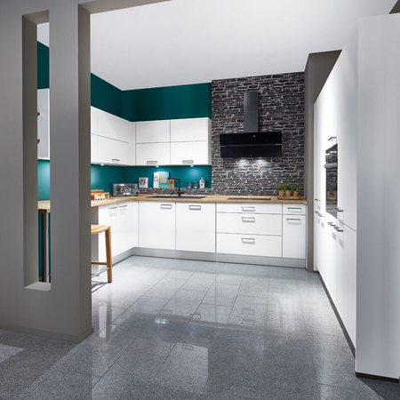 BxT Unterschrank FAVORIT weiß ohne Arbeitsplatte 50 x 60 cm Küche Küchenschrank 